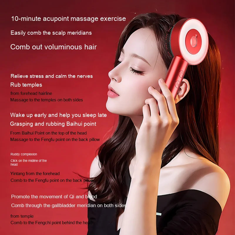 Relax-Comb Scalp Massager