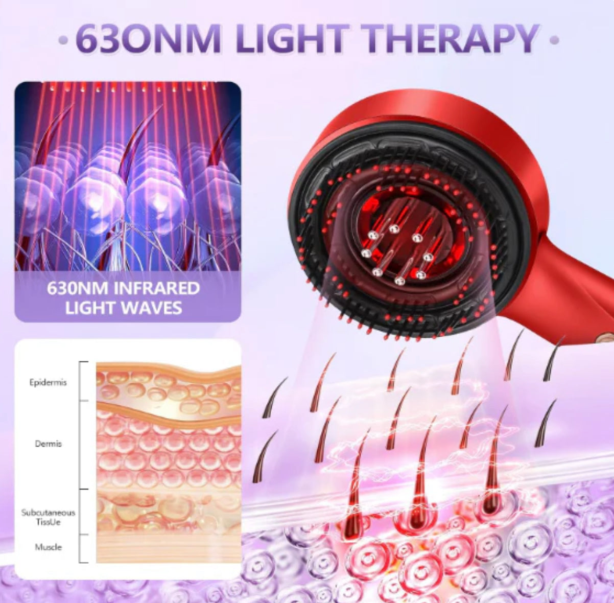 Relax-Comb Scalp Massager