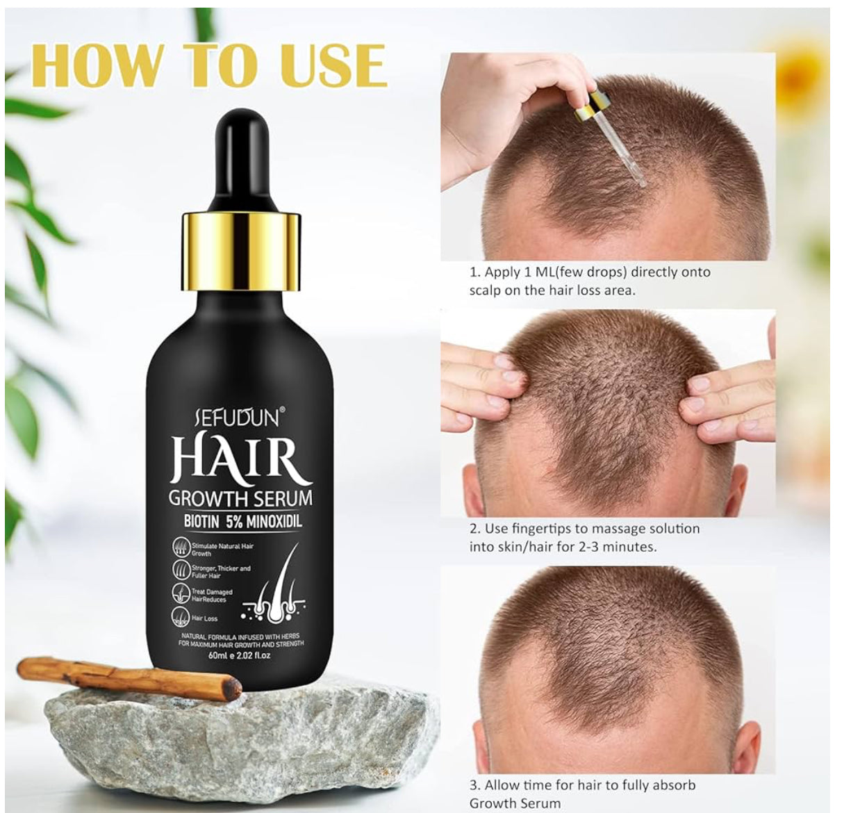 Hair Growth Care Anti Stripping Solution