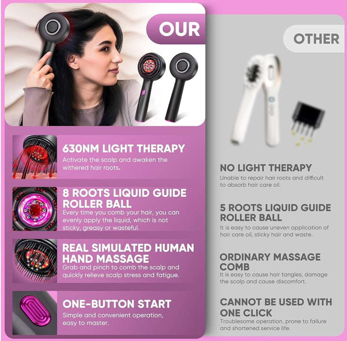 Relax-Comb Scalp Massager